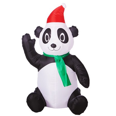 Inflatable panda for $6 at Walmart