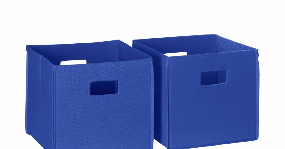 2-piece folding storage bins for $4