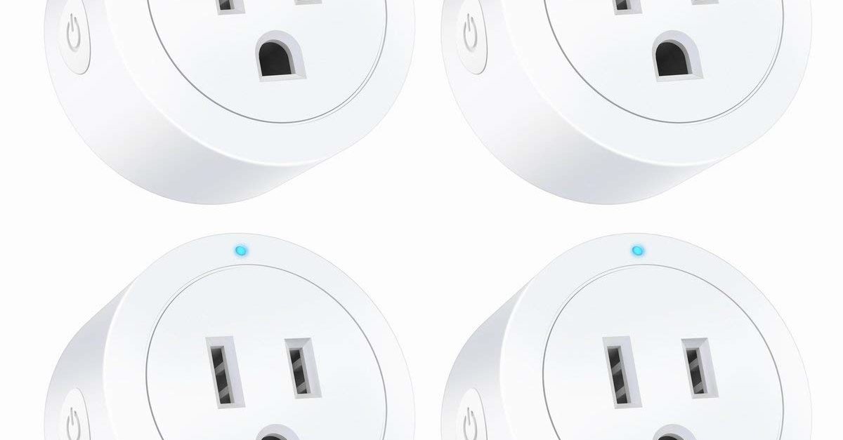 4-pack Amysen Wi-Fi smart plugs for $29