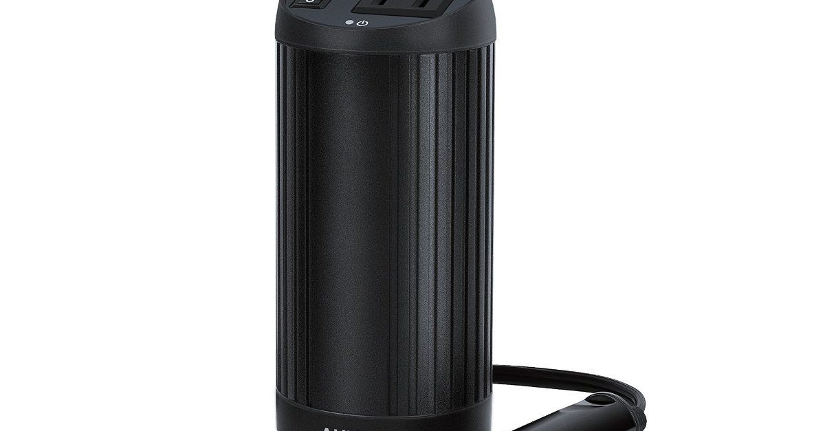 Aukey 150W power inverter with cup holder design for $10, free shipping