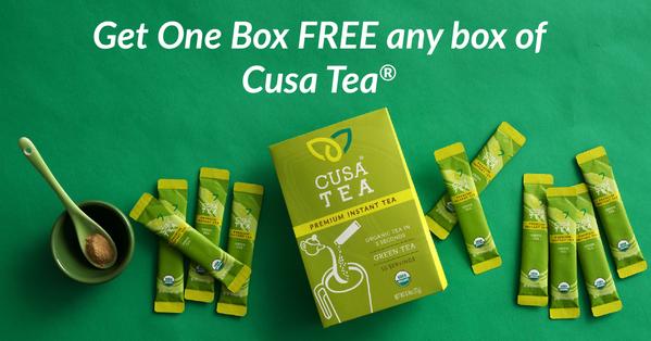 Get a FREE box of Cusa tea