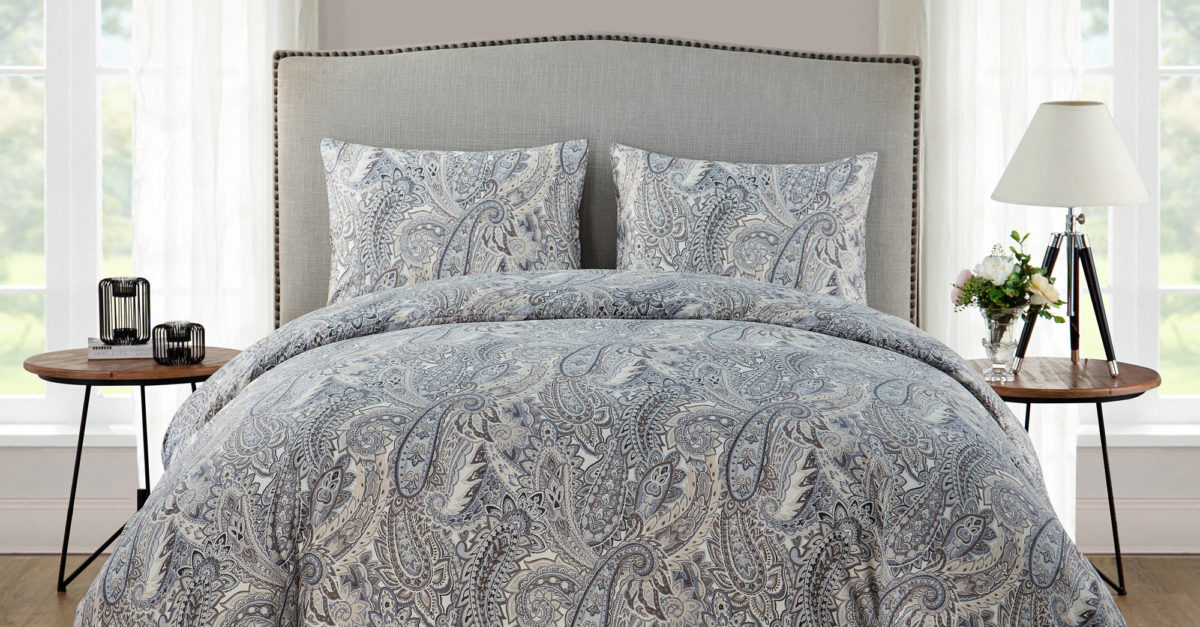 3-piece king duvet cover set with shams for $15