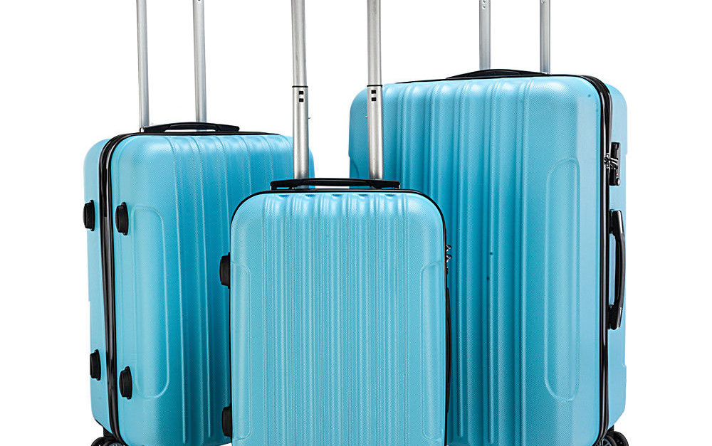 3-piece hardside luggage set for $81, free shipping