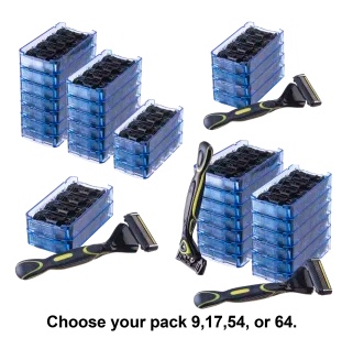 Today only: 54-pack razor bundle for $34 shipped