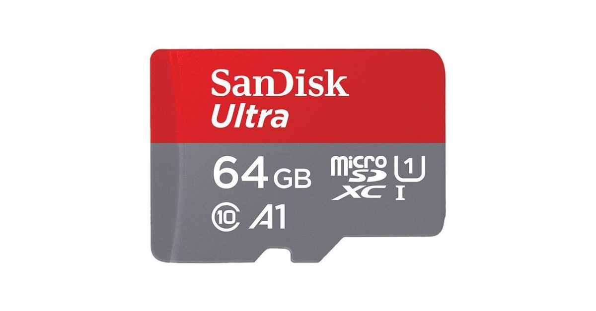 Today only: SanDisk 64GB Ultra Class 10 micro SD card for $10