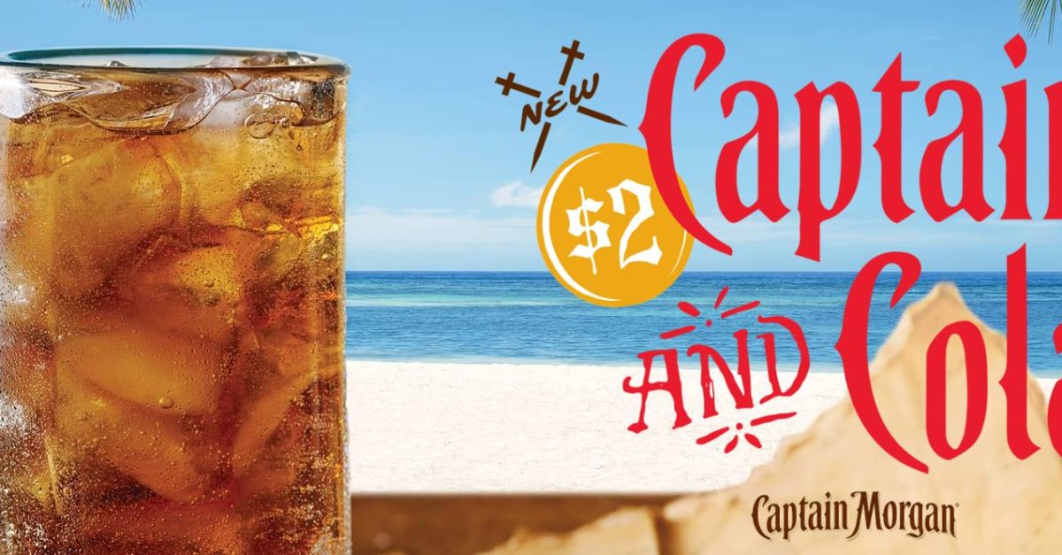 Celebrate January with $2 Captain and Cola cocktails at Applebee’s!