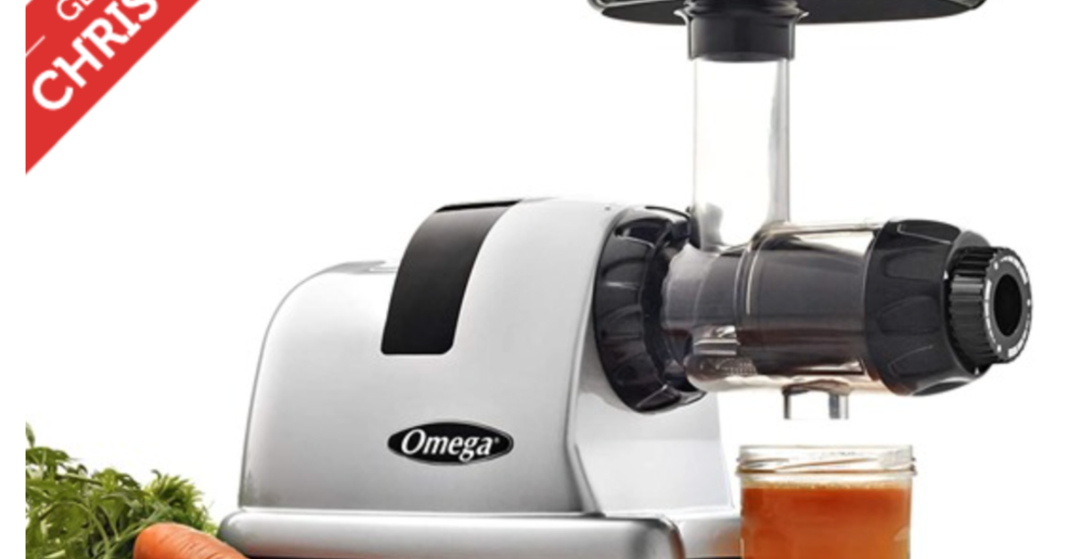 Today only: Omega nutrition quiet dual-stage slow speed masticating juicer for $180