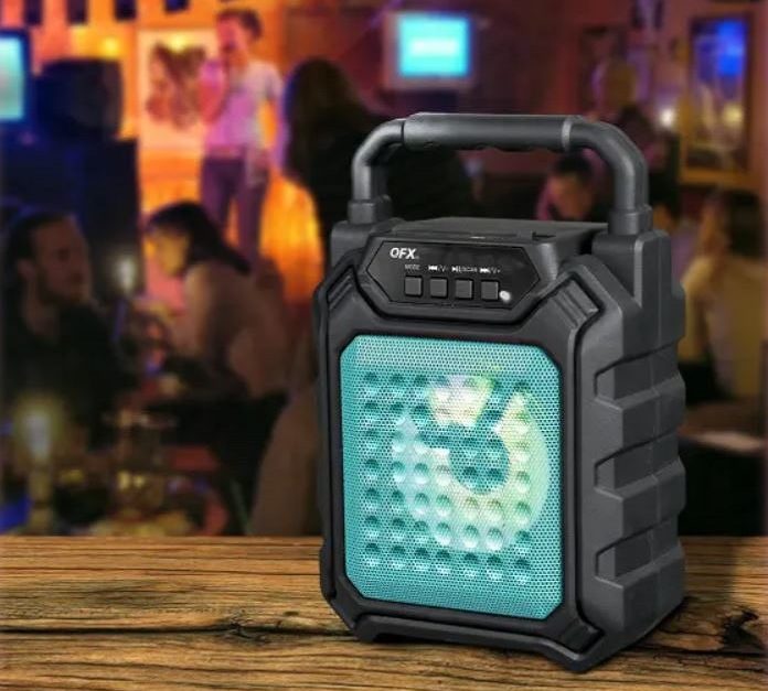 Today only: QFX Bluetooth party speaker with FM radio for $19 shipped
