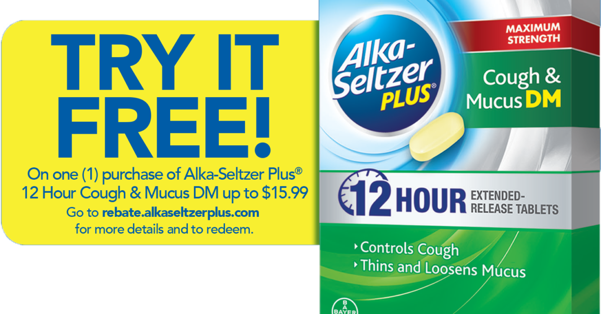 Alka-Seltzer Plus FREE after rebate