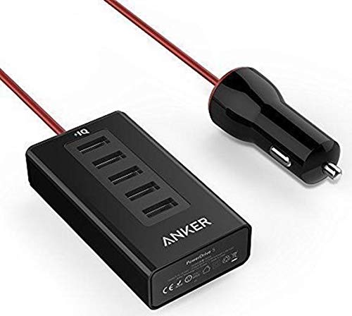 Anker 50W 5-port USB car charger for $16