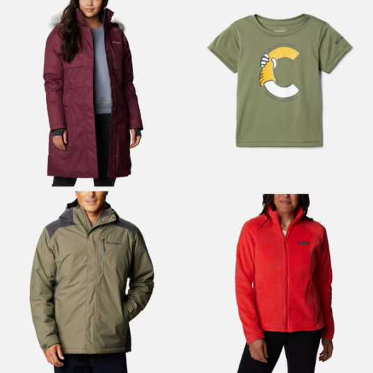 Columbia clearance from $6, free shipping