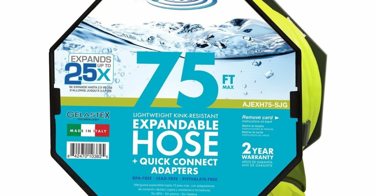 75-foot Sun Joe expandable lightweight kink-free hose for $17, free shipping