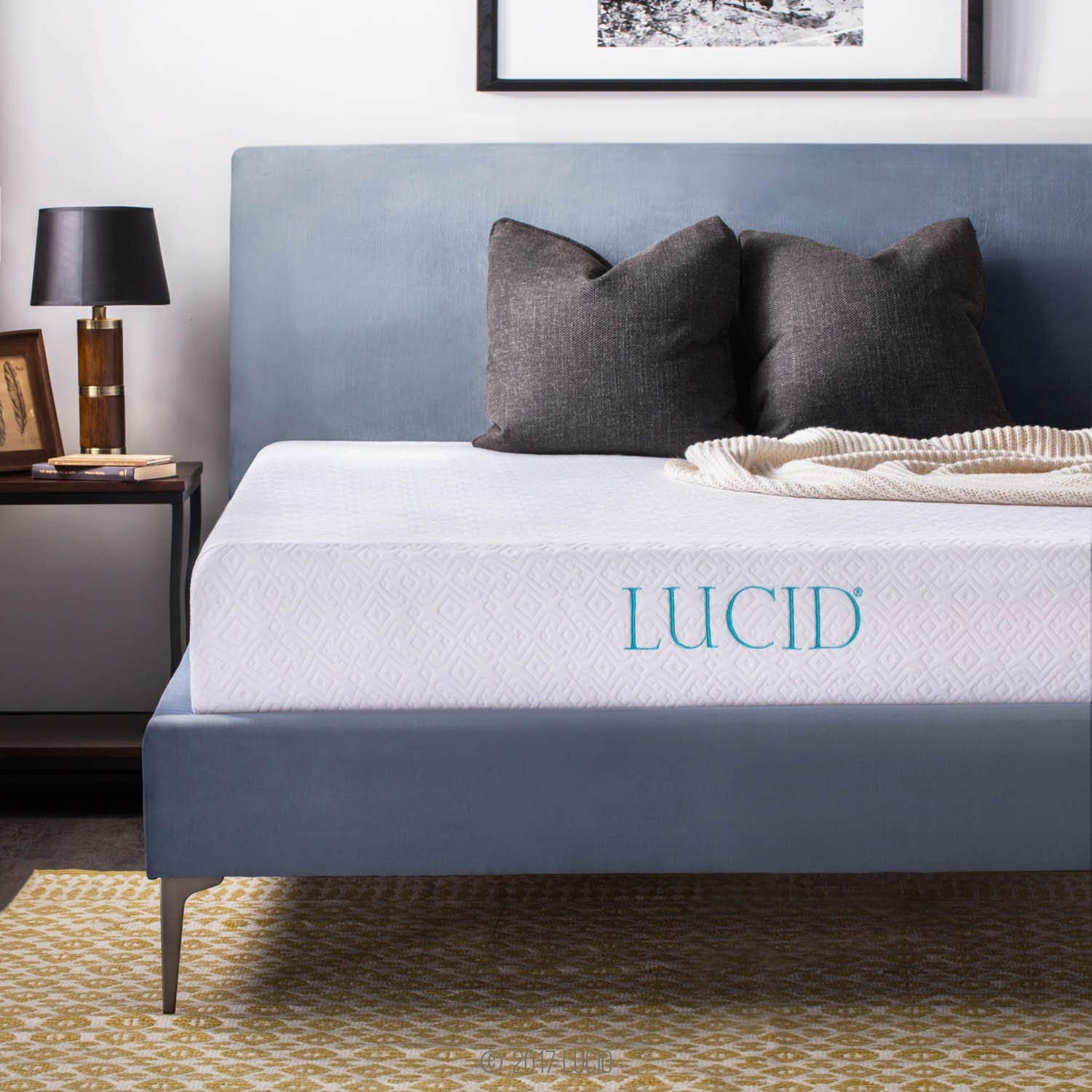 Lucid 10-inch gel memory foam mattresses from $135