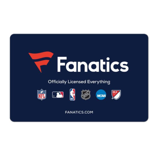Today only: $75 Fanatics gift card for $56