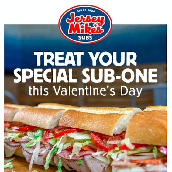jersey mike's buy one get one free 2019