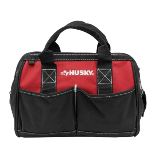 Husky 12-in. tool bag for $8, free store pickup