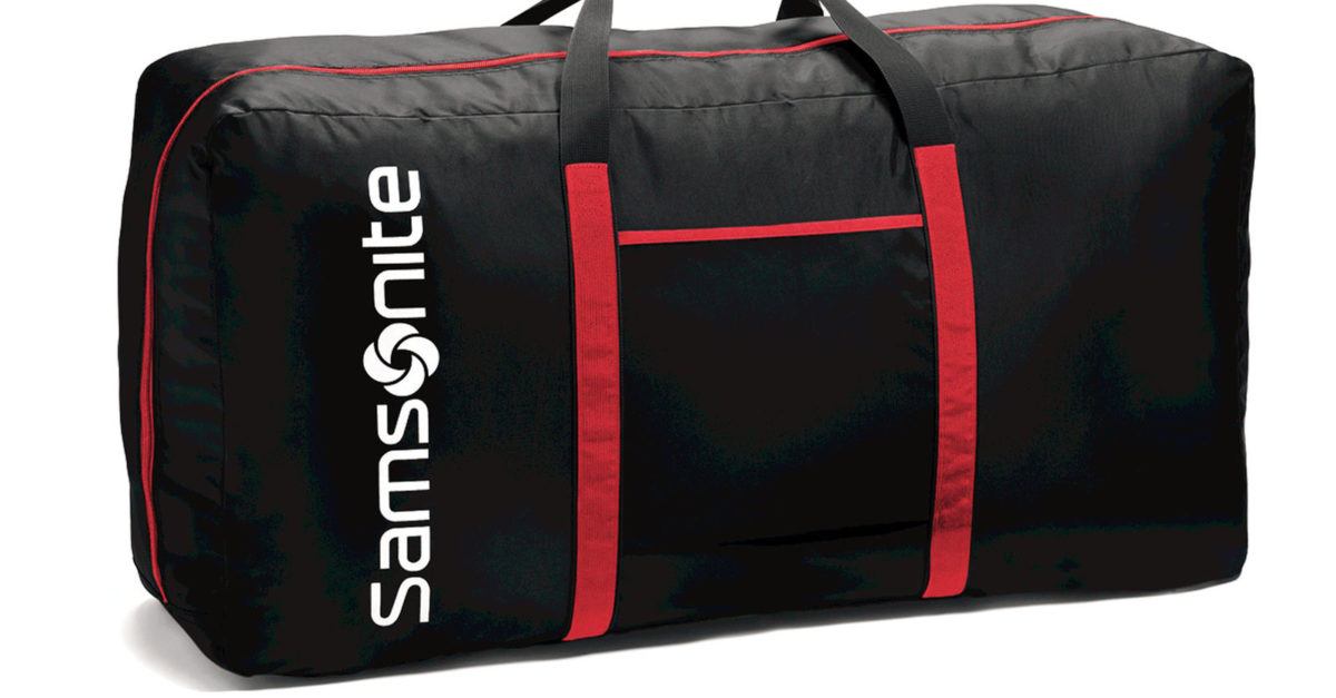 Samsonite Tote-A-Ton duffle bag for $18, free shipping