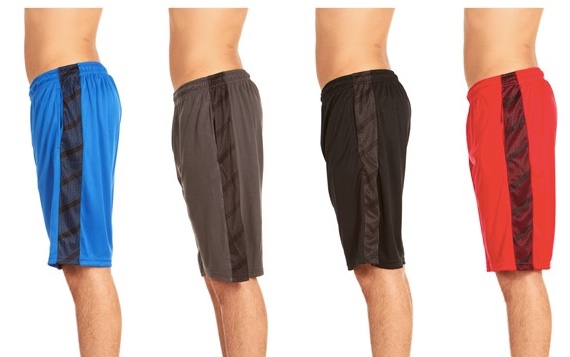 Today only: 4-pack men’s athletic shorts for $22