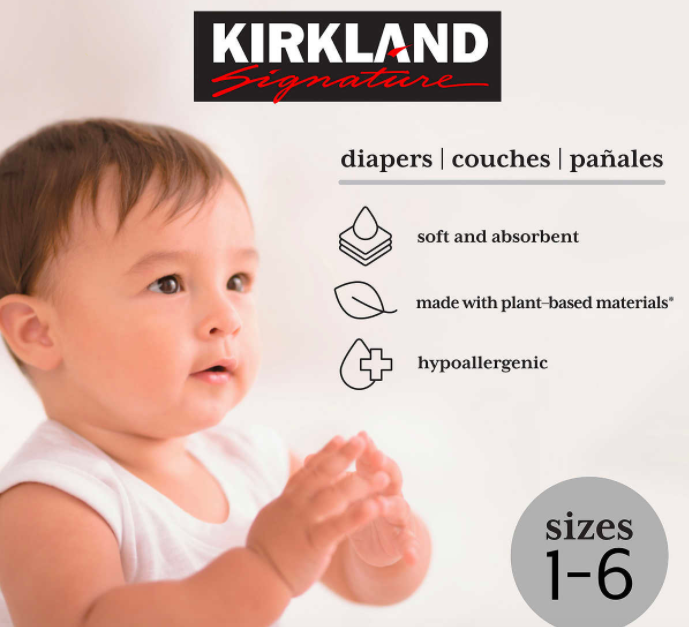 Costco members: Kirkland Signature diapers from $23