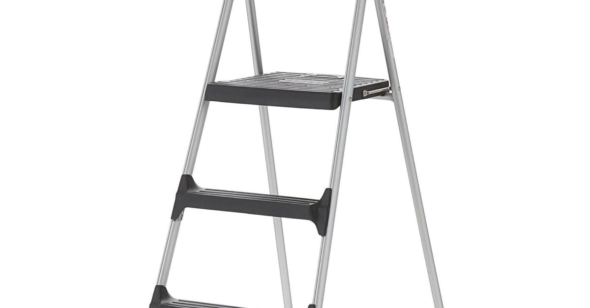 Cosco Signature 3-step aluminum step stool for $36