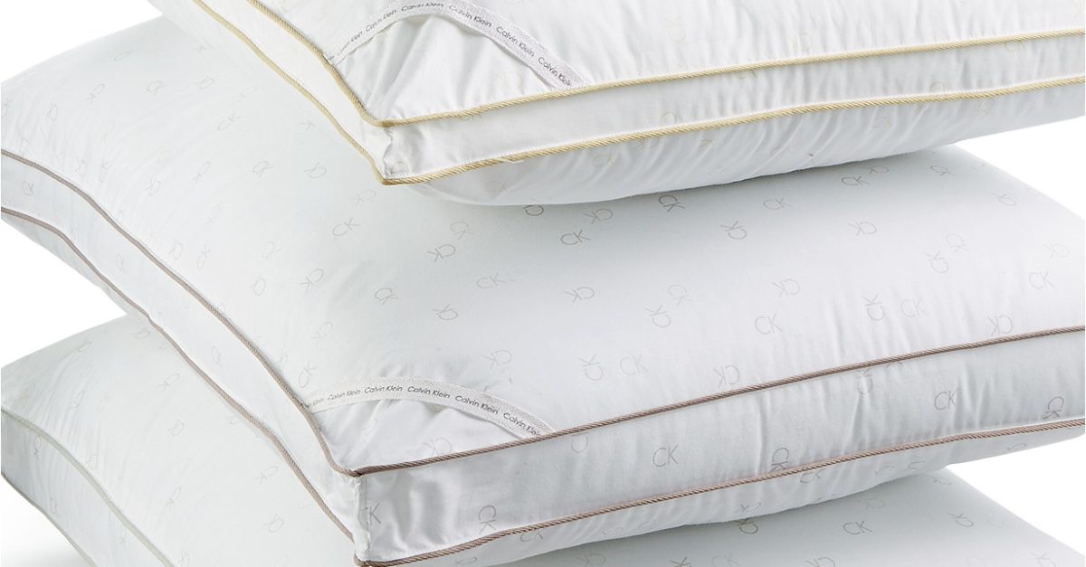 Calvin Klein hypoallergenic down alternative pillows from $6