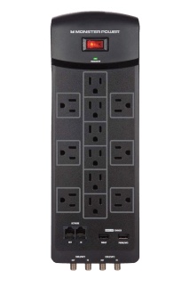 Today only: Monster 12-outlet surge protector for $27 shipped