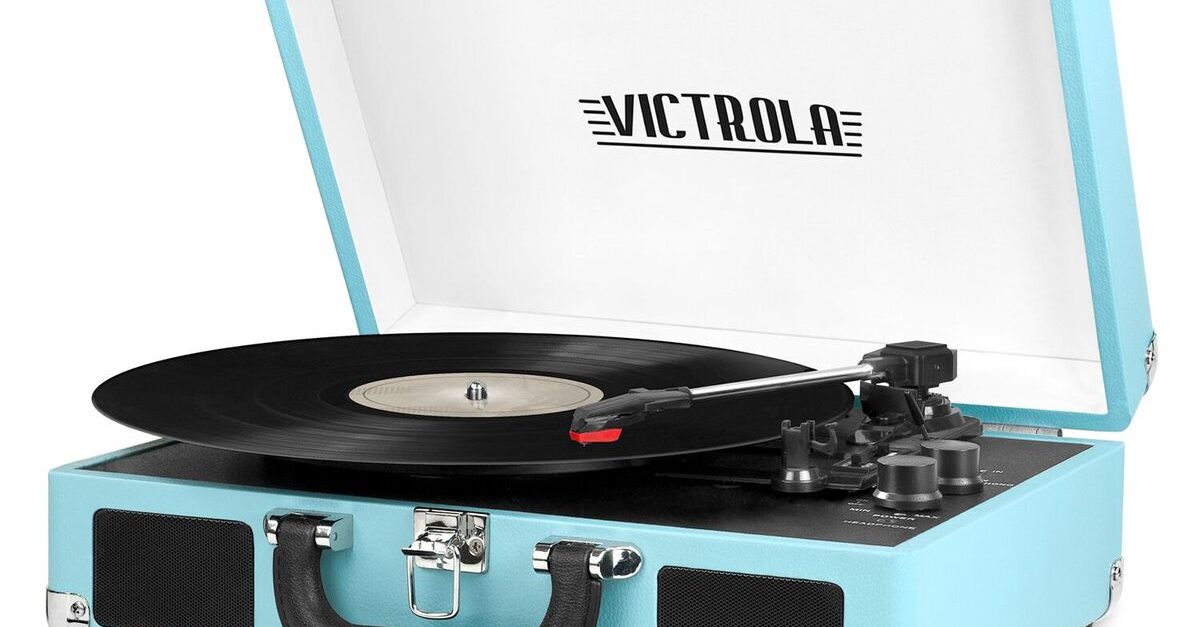 Victrola Bluetooth record player for $38, free shipping