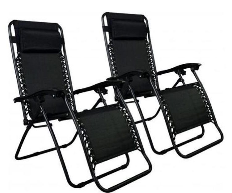 2 zero gravity recliner chairs for $48