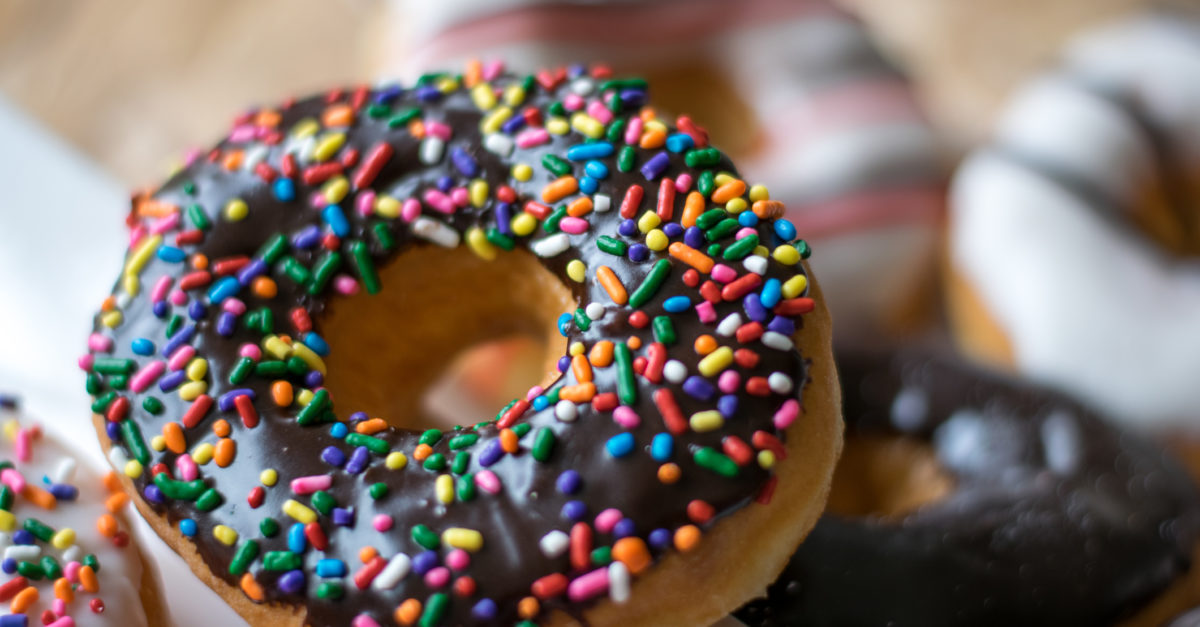 Sprint customers can get a FREE Krispy Kreme doughnut and coffee