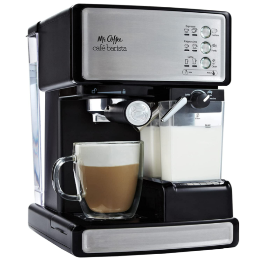 Mr. Coffee Cafe Barista espresso maker for $140