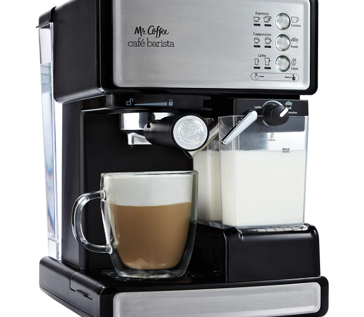 Mr. Coffee Cafe Barista espresso maker for $140