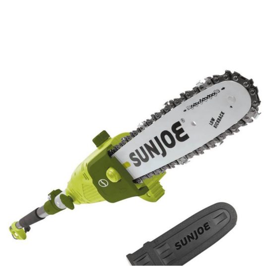Today only: Sun Joe 10-inch 8-amp electric pole chainsaw for $60