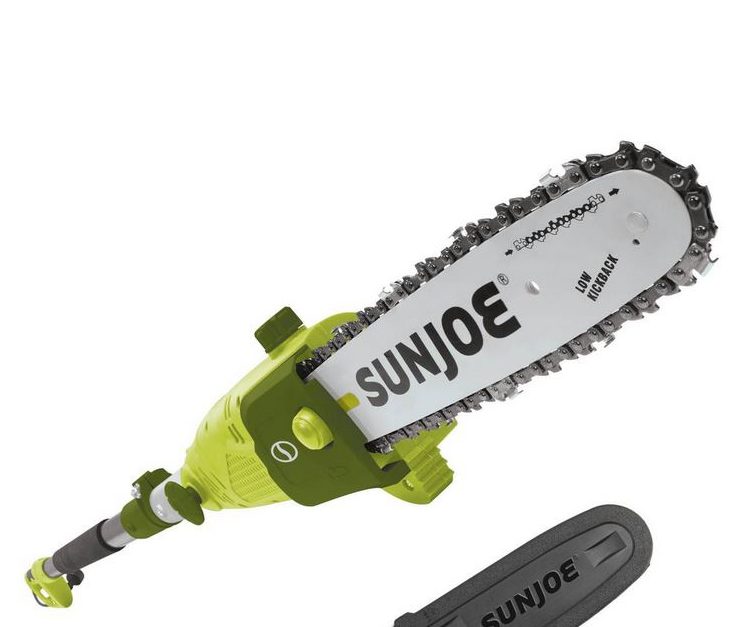 Today only: Sun Joe 10-inch 8-amp electric pole chainsaw for $60