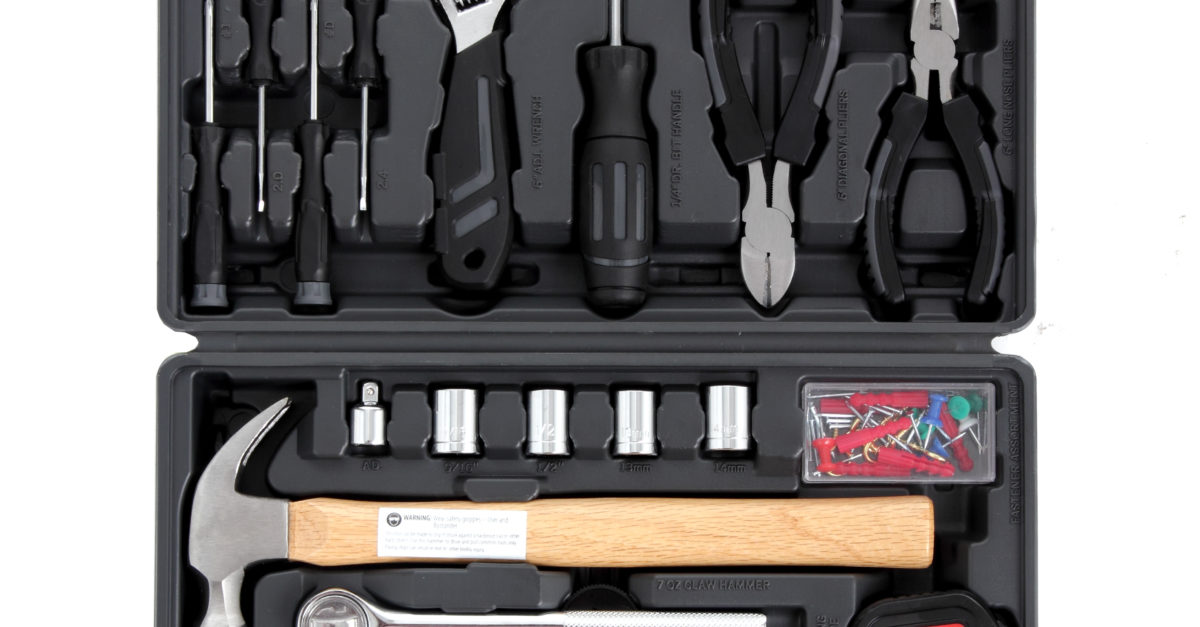 116-piece Hyper Tough home repair tool set for $15