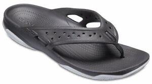 Crocs men’s Swiftwater Deck Flip sandals for $18, free shipping