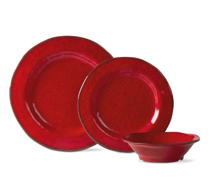 Today only: 12-piece Tag Lanai Melamine dinnerware set for $25