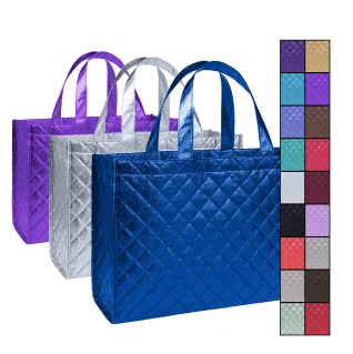 Today only: 3 quilted totes for $14 shipped