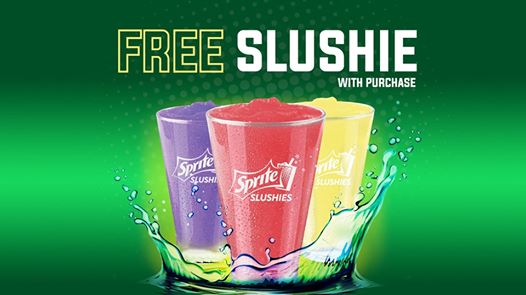 Get a FREE Sprite Slushie with purchase at Krystal