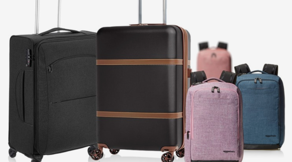 Today only: AmazonBasics luggage from $17