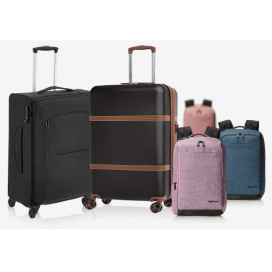 Today only: AmazonBasics luggage from $17