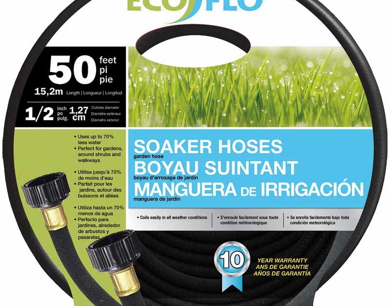Today only: 50-ft Eco Flo Soaker hose for $5, free store pickup