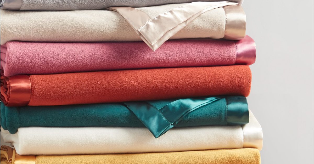 Today only: Martha Stewart fleece blankets from $20