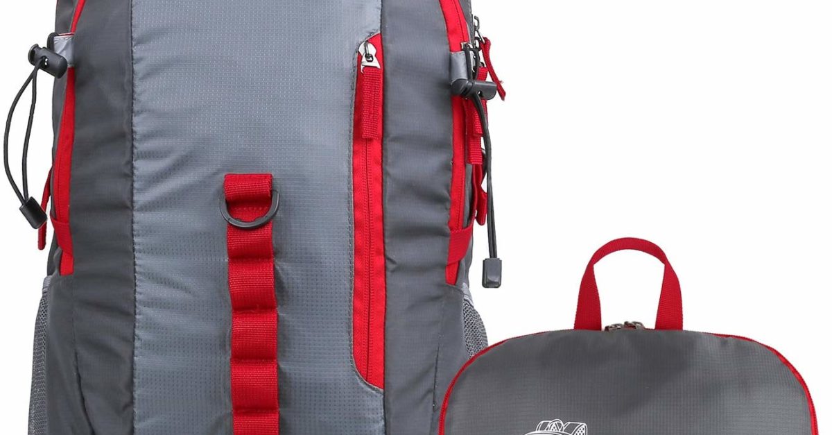 Tourit lightweight packable 35L travel daypack for $4