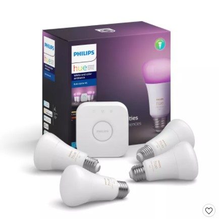 Philips Hue 4-bulb starter kit with hub for $150