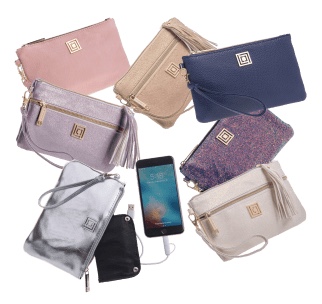 Today only: Liz Claiborne charging wristlet with RFID protection, 2 for $24