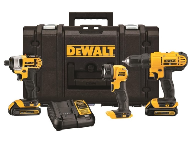 Today only: Dewalt 20V MAX 3-tool combo kit with ToughSystem case for $180
