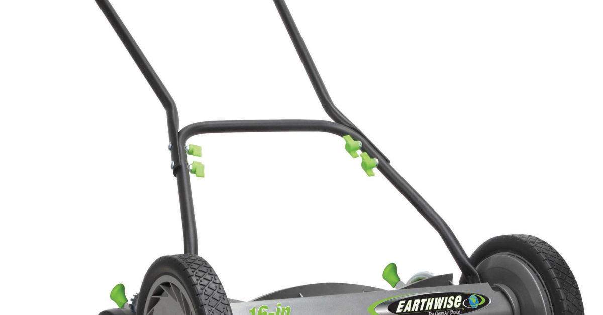 Today only: Earthwise reel lawn mowers from $75