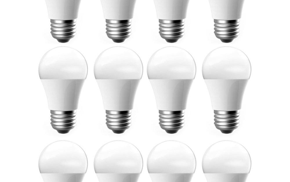 12-pack EcoSmart 60-watt dimmable LED light bulbs for $11, free shipping
