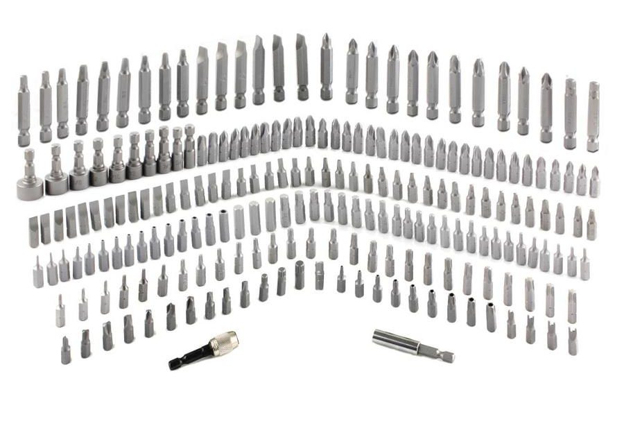 Kobalt 210-piece steel round shank screwdriver bit set for $15