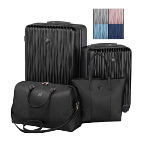 Today only: 4-piece Joy Mangano luggage bundle for $179